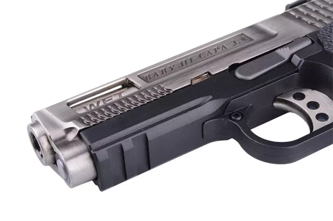 Colt Hi-Capa 3.8 Force Brontosaurus (srebrny) - WE