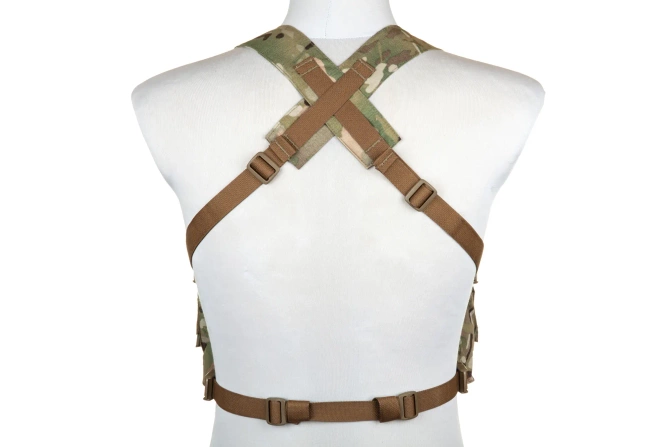 Kamizelka Chest Rig Pew Tactical typu D3CR-X CR02 Multicam