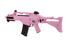 Replika karabinka H&K G36C IDZ F-AEG - różowy