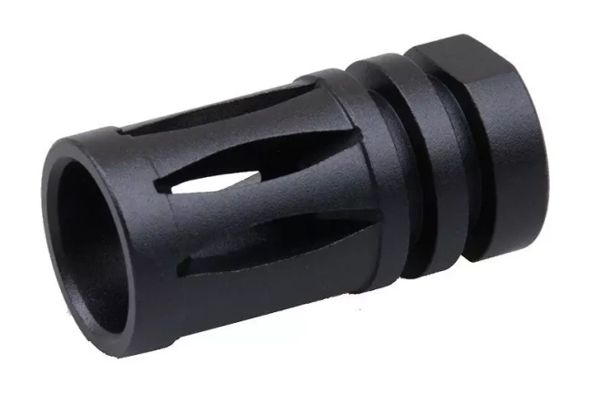 Flash hider for M4/M16 type replicas