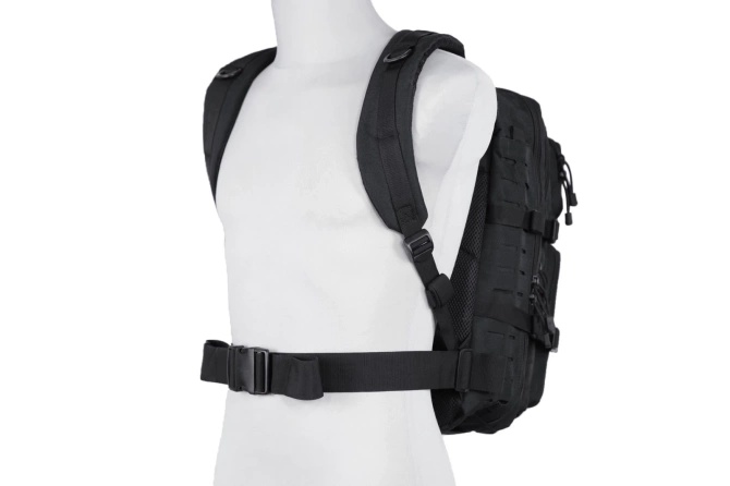 Laser-Cut medium patrol backpack - black