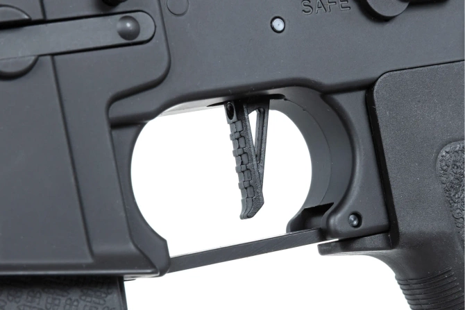 Specna Arms RRA SA-E25 HAL ETU™ Chaos Bronze airsoft carbine with orange discharge device