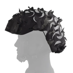 Uniwersalne maskowanie na hełm Wosport Laser Cut Cover Multicam Black