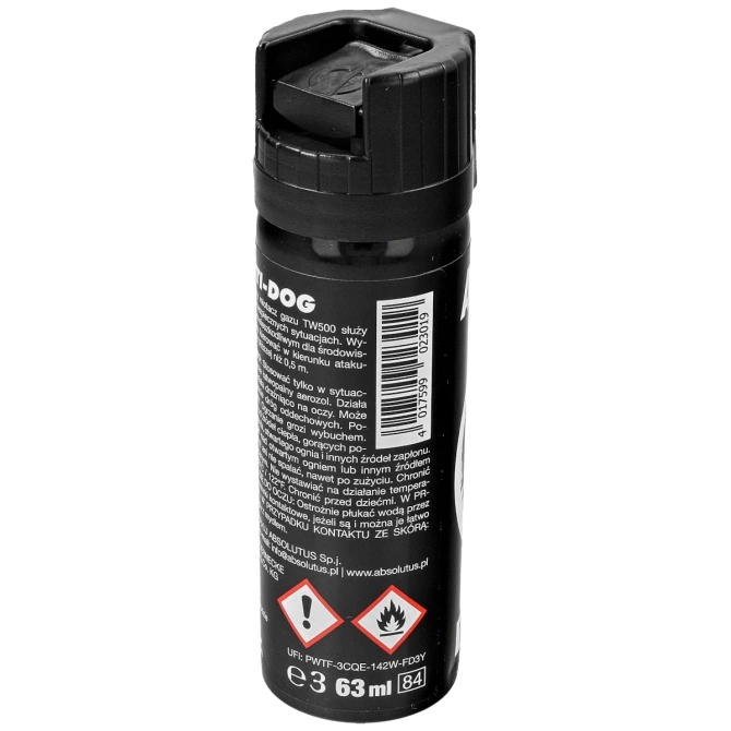 Gaz pieprzowy Hoernecke Anti-Dog Cone 63 ml - stożek