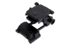 NVG mount for FAST L4 G24 type helmets Black