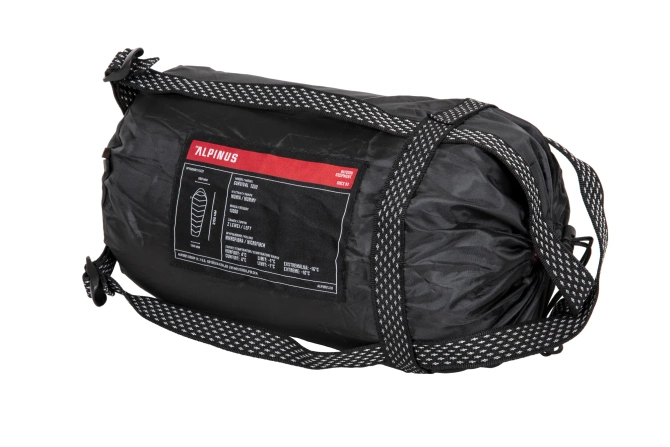 Alpinus Survival Sleeping Bag 1300 (+4°C / -16°C) (Right) Olive