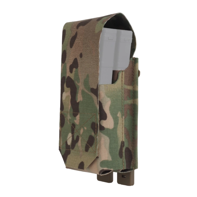 Podwójna ładownica Wosport na magazynki Flip Pouch Multicam