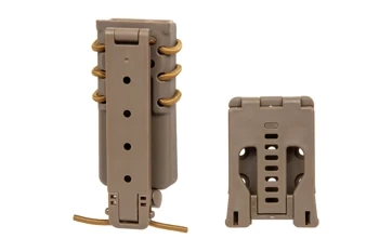 Wosport Urban Assault Long Quick Pull Tan 9mm magazine pouch