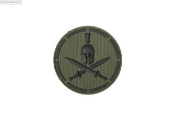 Spartan Helmet Patch - FG - Forest