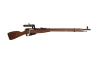 Mosin Nagant 1891/30 rifle replica with PU scope