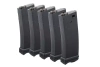 Set of 5 mid-cap 190-BB magazines for M4/M16