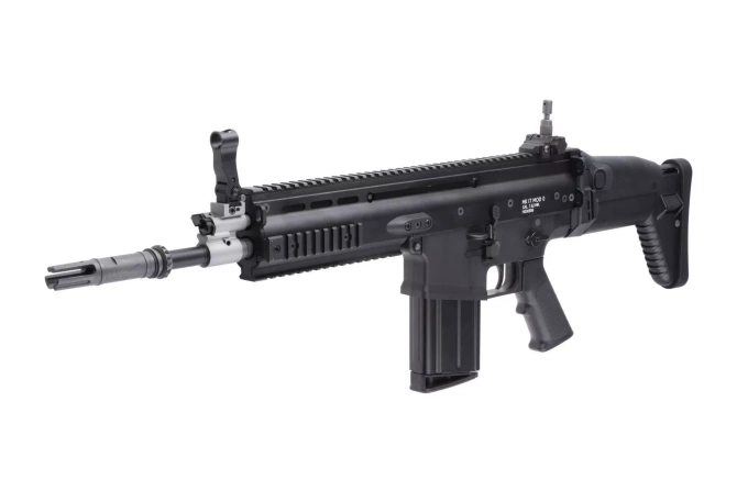 Replika karabinka WE SCAR-H "Open Bolt" - czarna
