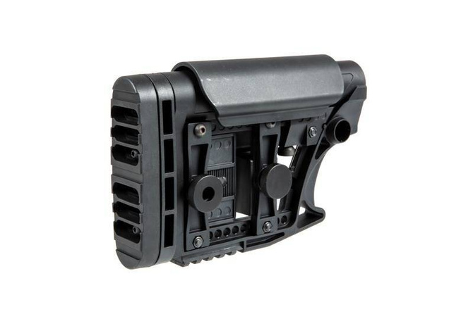Adjustable stock for M4/M16 type replicas - black