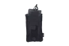 Open Top 1+1 Pouch - Black