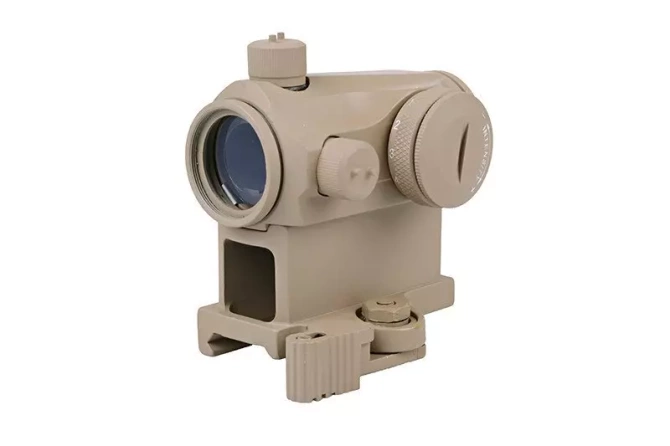 Replica 20mm A1 collimator sight with QD mount - tan