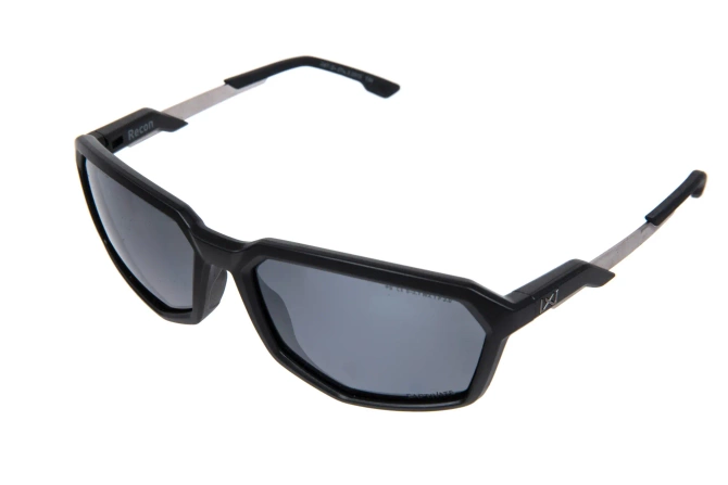 Wiley X RECON Captivate Pol Black Mirror Safety Glasses Black