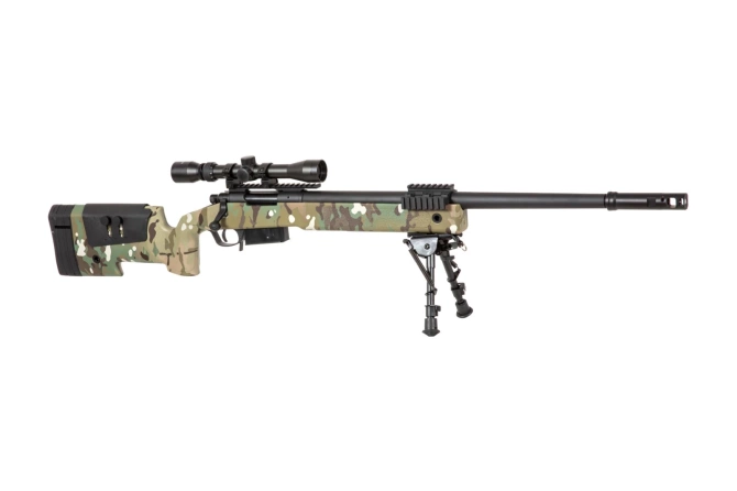 SA-S03 CORE™ sniper rifle replica with bipod and scope - MC