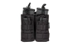 M4/M16 type double magazine pouch - black