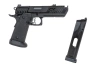airsoft SRC Dark Viper DUAL POWER pistol with CO2 magazine Black