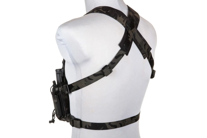 Kamizelka typu Chest Rig Ape Force Gear D3CRM MC Black