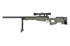 Specna Arms SA-S11 sniper airsoft rifle with scope and bipod Olive
