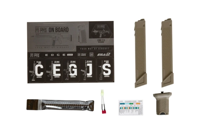 Replika pistoletu maszynowego SA-X01 EDGE 2.0 - Half-tan