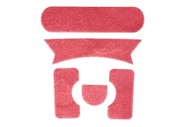 Hook and Loop Fastener Set for FMA Ballistic Helmets - Pink