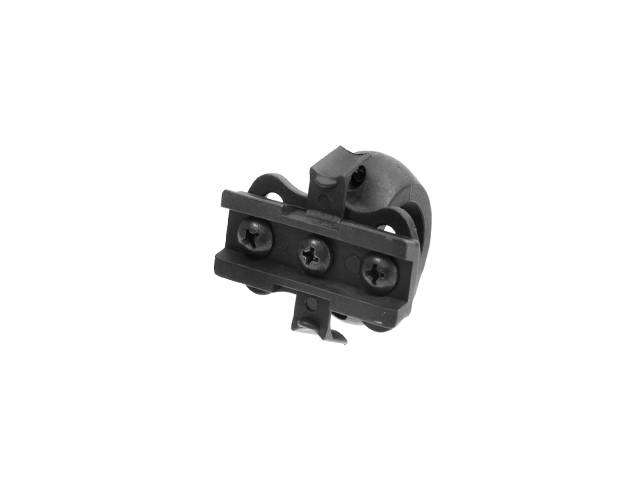 Montaż latarki do hełmu 1" / 25,4 mm - czarny