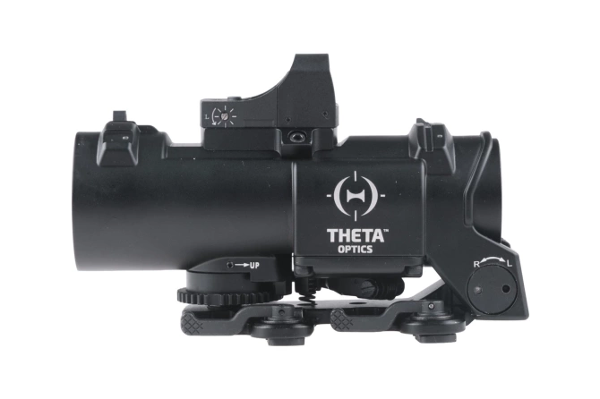 4x32E spotting scope with mini collimator - black