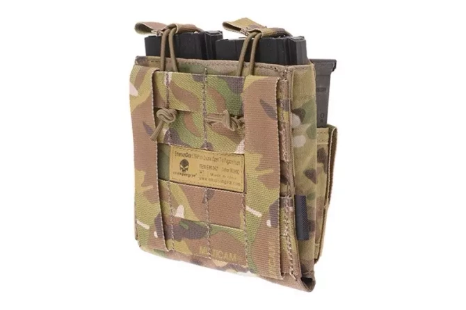 Open Top double pouch for M4/M16 + pistol magazines - Multicam