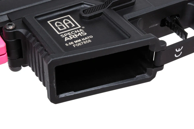 Karabinek ASG Specna Arms SA-F04-RL FLEX™ BLDC™ Light Ops Stock/ HAL ETU™ Gen. 2 Różowy + akumulator gratis
