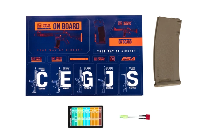 Karabinek ASG Specna Arms SA-F02 FLEX™ HAL ETU™ 0.5J Half-Tan