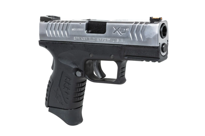 Cybergun x Springfield XDM 3.8" Compact airsoft pistol Black and silver