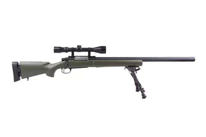 SW-04J Army sniper rifle replica (with scope and bipod) - olive