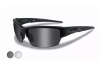 Wiley X® Saint ballistic glasses Grey/Clear Matte - Black Frame