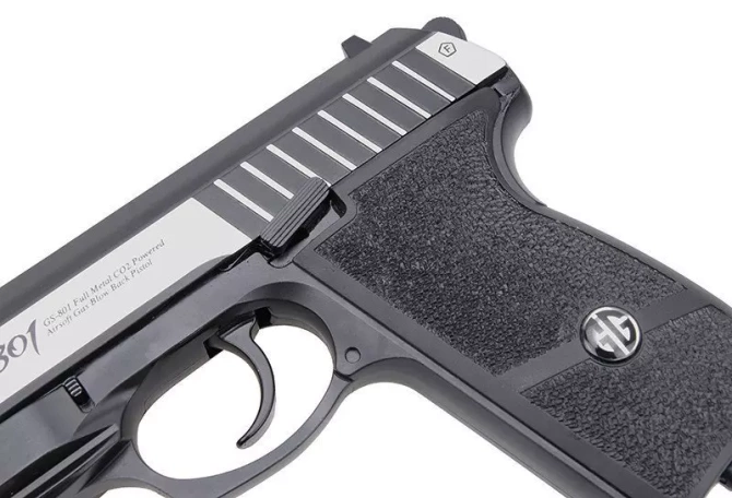 GS-801 pistol replica with laser target marker
