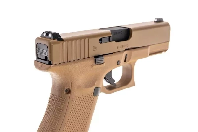 Replika pistoletu GBB Glock 19X Green Gas - coyote