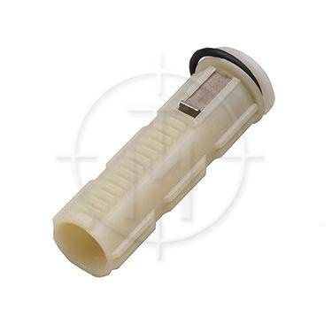 Plastic piston with piston head.