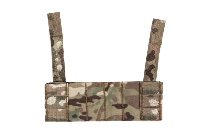 Dodatkowy panel Molle do kamizelek typu Chest Rig Wosport Multicam