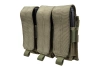 Triple M4/M16 Specna Arms magazine pouch with flap Olive