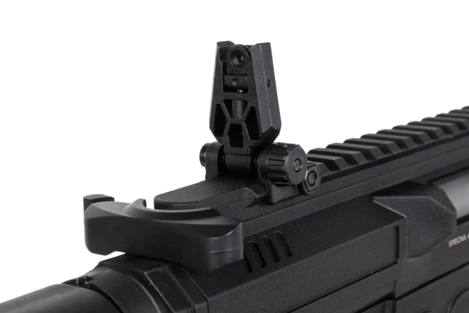 airsoft Specna Arms SA-FX02 FLEX™ HAL ETU machine gun Black with orange discharge device