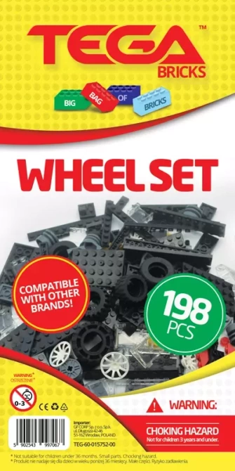 TEGA™ Bricks - Wheels - 198 pcs.