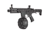 PX9 submachine gun replica (+ DRUM magazine) - black