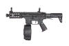PX9 submachine gun replica (+ DRUM magazine) - black