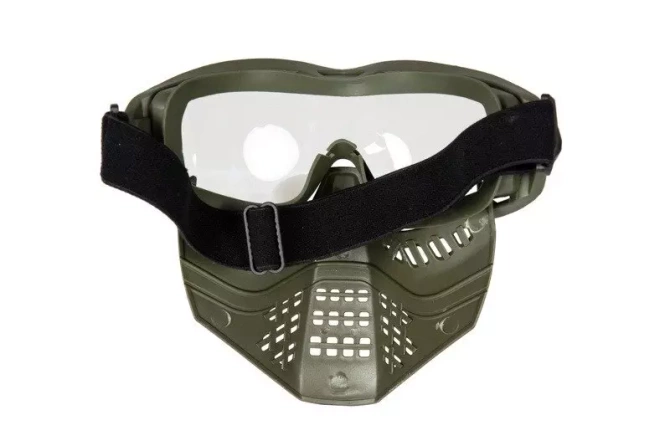 ANT mask with goggles - olive