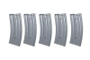 Zestaw 5 sztuk metalowych magazynków mid-cap 120 kulek Specna Arms Szary
