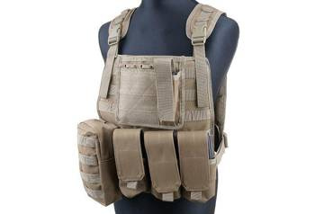 Kamizelka taktyczna typu MBSS Plate Carrier - coyote