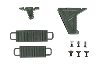 JJ Airsoft JA-1392 Hand Stop Front Grip for Keymod/M-LOK Olive