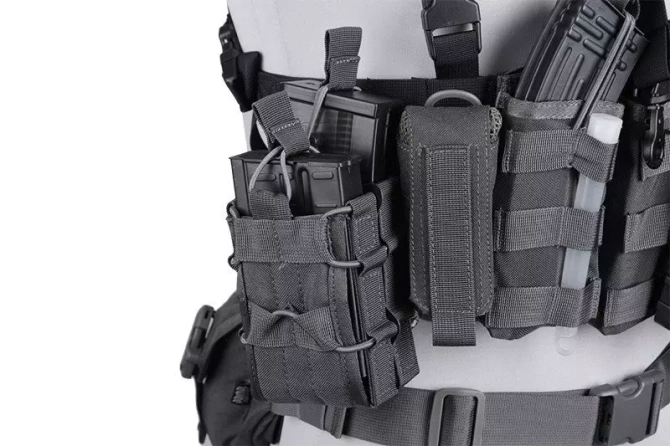 Dynamic Chest Rig Tactical Vest - Black