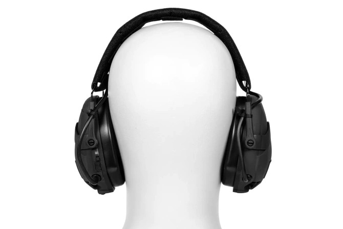 Taktyczne słuchawki aktywne Bluetooth HD-16 - Czarne